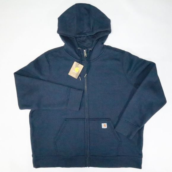 Carhartt Tops - NWT Carhartt Womens 2XL Blue Clarksburg Full Zip Long Sleeve Hoodie 102788 412